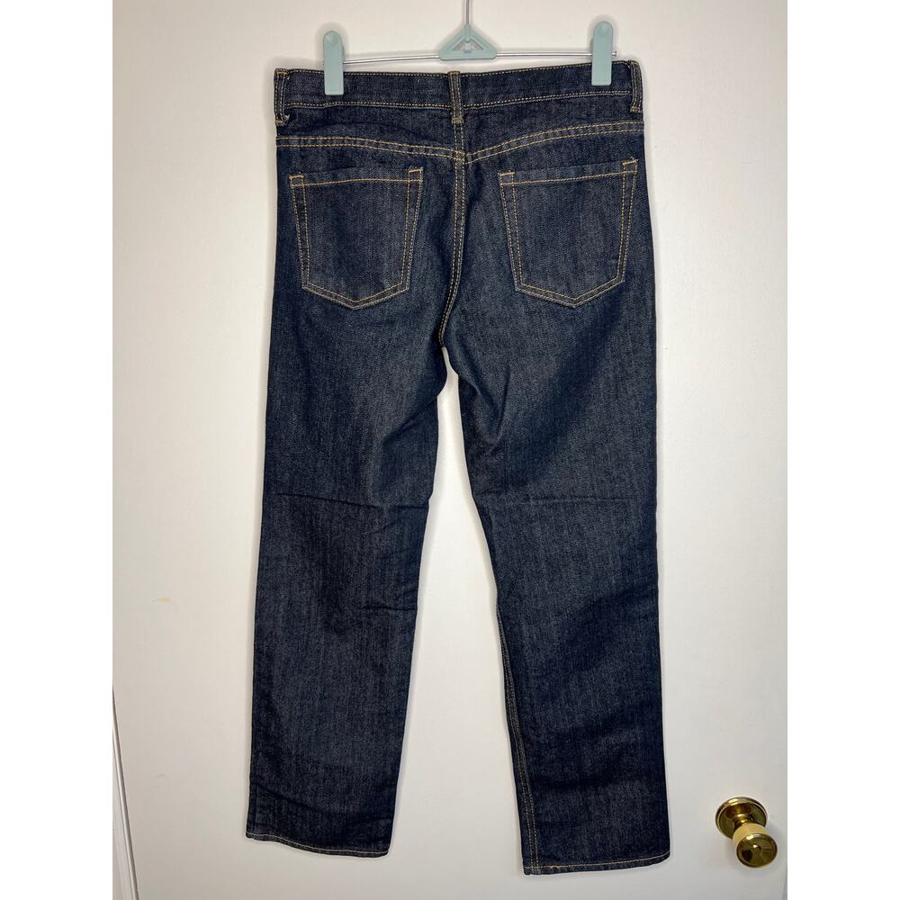 Womens Old Navy Dark Denim Jeans Size 14 Straight - Picture 7 of 8